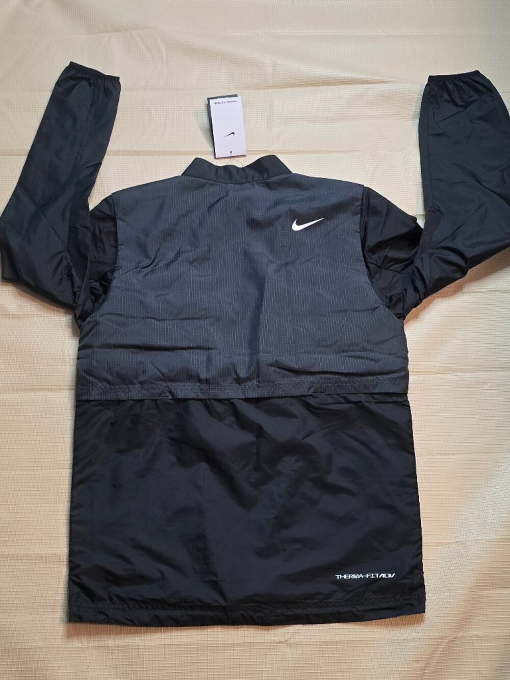 Nike Mens Small Therma-FIT Repel Full-Zip Golf Black Jacket FQ0443-010 NWT $250